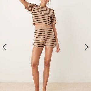 Brave Soul Knit Shirt & Shorts Set